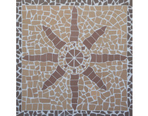 Мозаичное панно (на сетке) Звезда 100х100 см