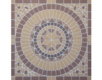 Мозаичное панно (на сетке) Круг 100х100 см
